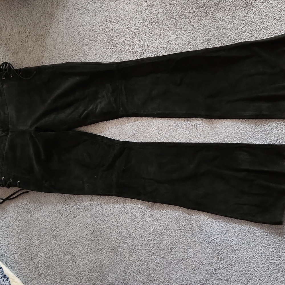 Dkny leather pants